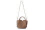 Lucky Bees Bolso de Hombro Visón Cuero de Polivinilo Elegante y Sofisticado para Mujer